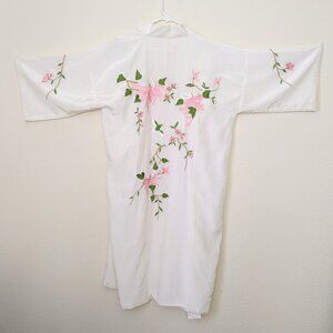 Vintage ivory kimono night robe